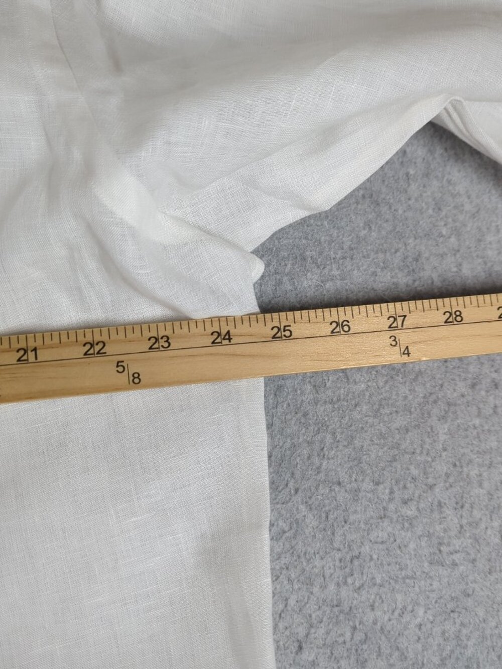 Luciano Barbera Linen Shirt Men's XL White Long Sleeve Lightweight Button Up - Picture 5 of 7